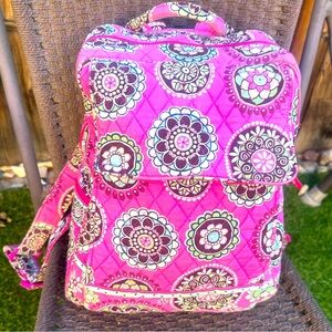 Vera Bradley Pink Patterned Backpack